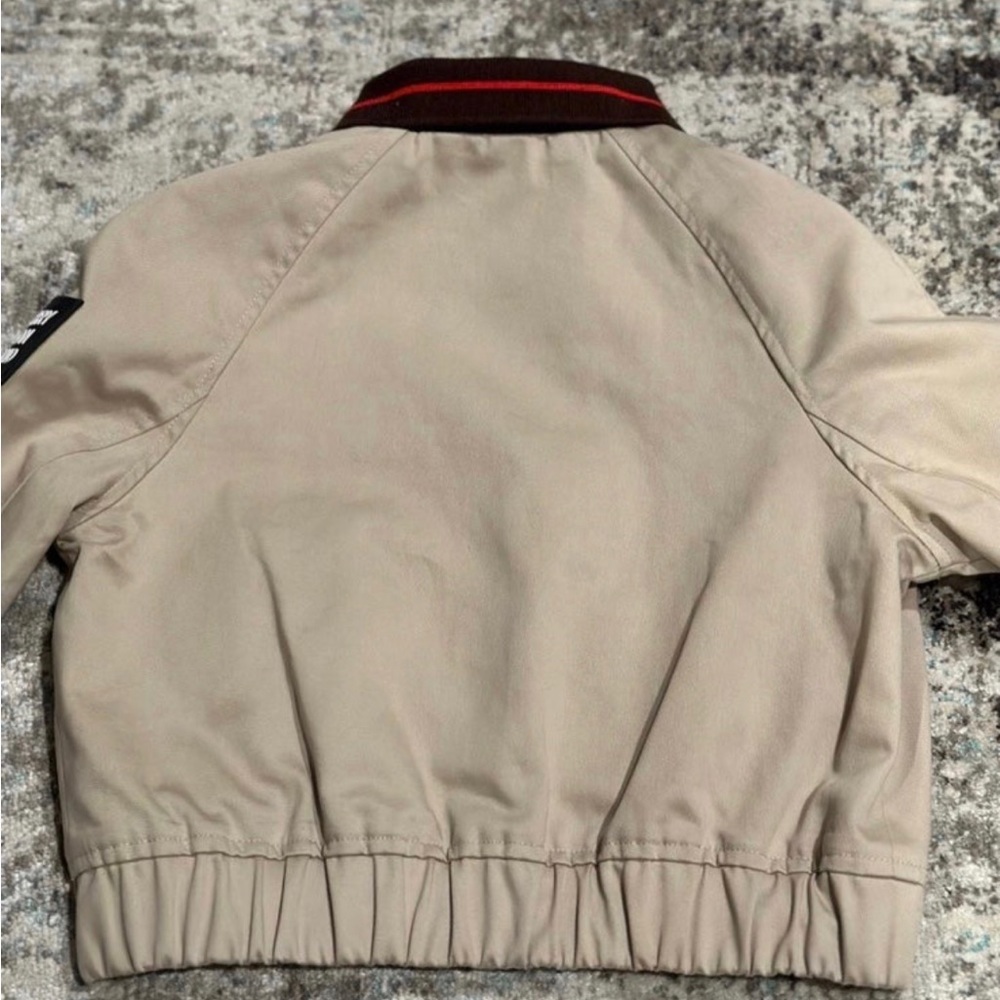 BURBERRY Boys Harrington Monogram Stripe Print Jacket - Picture 6 of 8